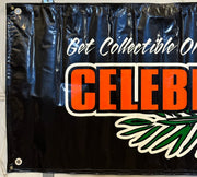 Harley Davidson Dealer Showroom Banner "Celebrate On All Cylinders" 35" x 91   - TvMovieCards.com