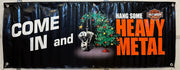 Harley Davidson Dealer Showroom Banner "Hang Some Heavy Metal" 36" x 95   - TvMovieCards.com