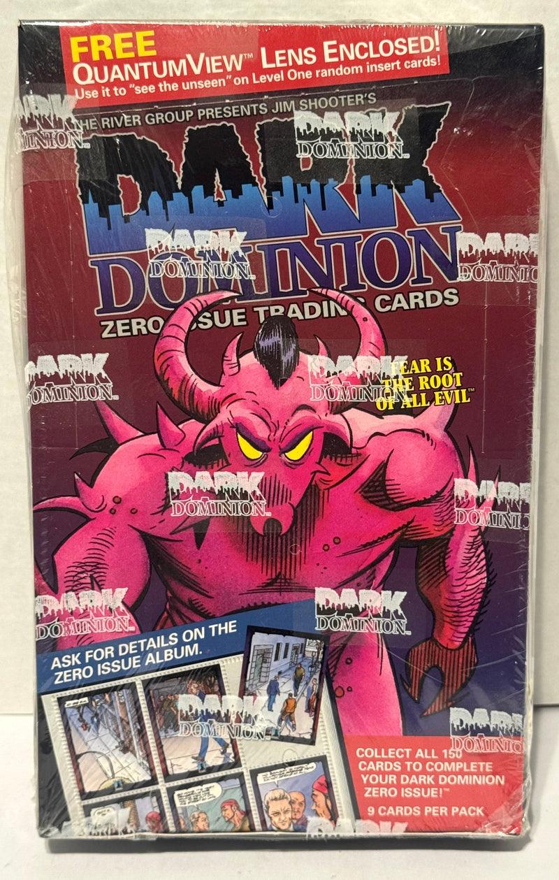 1993 Dark Dominion Zero Issue Trading Card Box 36 Packs The River Group - TvMovieCards.com