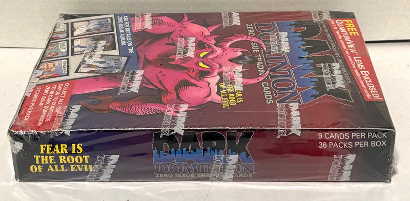 1993 Dark Dominion Zero Issue Trading Card Box 36 Packs The River Group - TvMovieCards.com