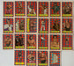 1987 WWF Pro Wrestling Wrestle Mania III Complete Sticker Card Set 22 stickers - TvMovieCards.com
