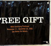 Harley Davidson Dealer Showroom Banner Tis the Season To Give Tanks III 36 x 94   - TvMovieCards.com