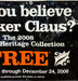 Harley Davidson Dealer Showroom Banner "Do You Believe in Biker Clause?" 36"x 94   - TvMovieCards.com