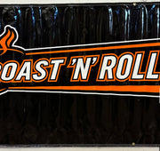 2005 Harley Davidson Dealer Showroom Banner "Roast 'n' Roll Coffee" 36" x 94   - TvMovieCards.com