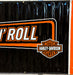 2005 Harley Davidson Dealer Showroom Banner "Roast 'n' Roll Coffee" 36" x 94   - TvMovieCards.com