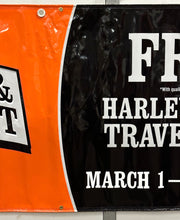 Harley Davidson Dealer Showroom Banner "Fill, Chill & Roll With It" 36" x 94   - TvMovieCards.com