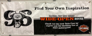 2007 Harley Davidson Dealer Showroom Banner "Twin Cam 96 Engine" 36" x 96"   - TvMovieCards.com