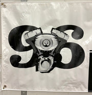 2007 Harley Davidson Dealer Showroom Banner "Twin Cam 96 Engine" 36" x 96"   - TvMovieCards.com