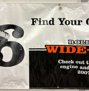 2007 Harley Davidson Dealer Showroom Banner "Twin Cam 96 Engine" 36" x 96"   - TvMovieCards.com