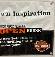 2007 Harley Davidson Dealer Showroom Banner "Twin Cam 96 Engine" 36" x 96"   - TvMovieCards.com