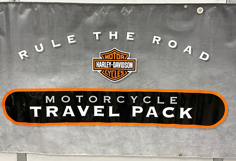 2008 Harley Davidson Dealer Showroom Banner "Rule The Road" 36" x 94   - TvMovieCards.com