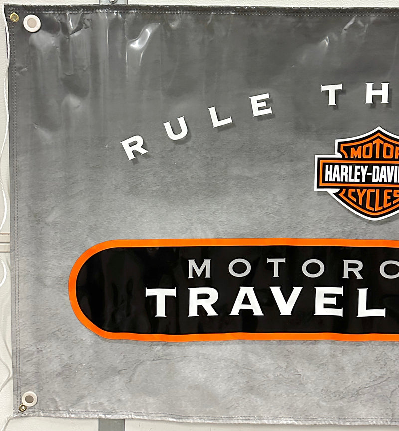 2008 Harley Davidson Dealer Showroom Banner "Rule The Road" 36" x 94   - TvMovieCards.com