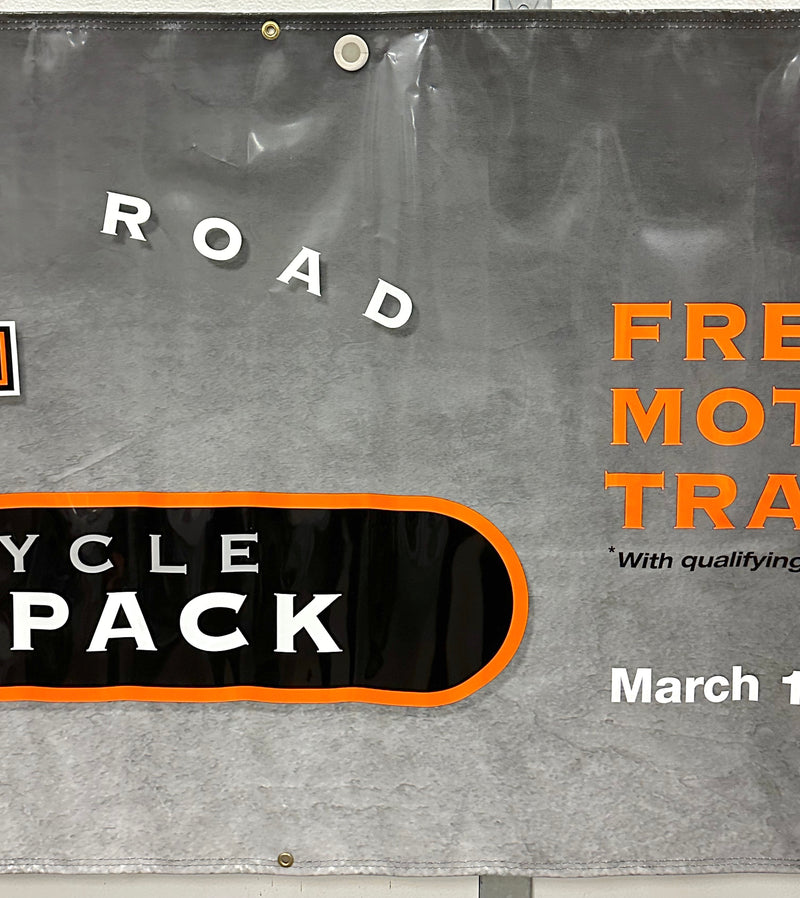 2008 Harley Davidson Dealer Showroom Banner "Rule The Road" 36" x 94   - TvMovieCards.com