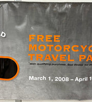 2008 Harley Davidson Dealer Showroom Banner "Rule The Road" 36" x 94   - TvMovieCards.com