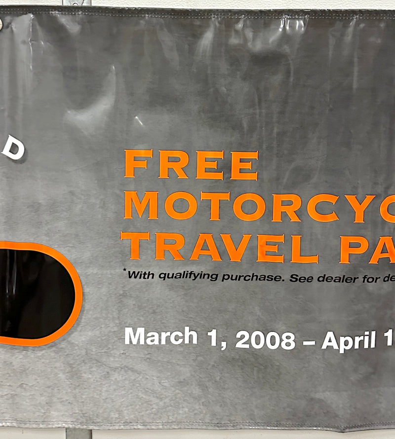 2008 Harley Davidson Dealer Showroom Banner "Rule The Road" 36" x 94   - TvMovieCards.com