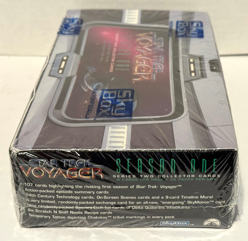 1995 Star Trek Voyager Season One Series Two Trading Card Box 36 Packs Skybox - TvMovieCards.com