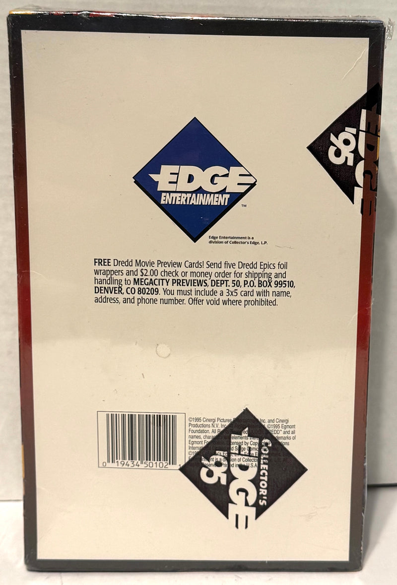 1995 Judge Dredd - The Epics Trading Card Box 36 Pack Factory Sealed - TvMovieCards.com