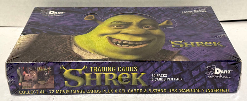 Shrek Movie Series 1 One Trading Card Box 30 Packs Dart 2001 - TvMovieCards.com