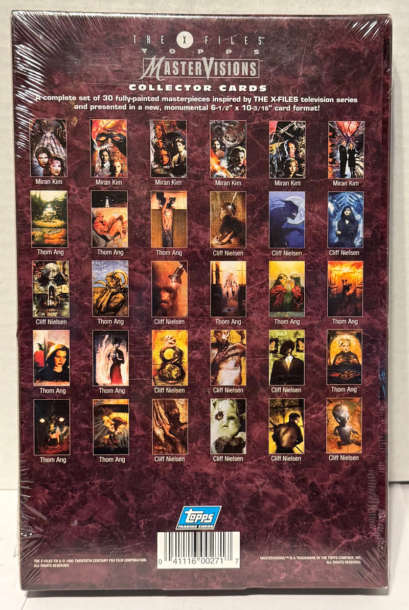 1995 X Files MasterVisions Collector Momental Art Card Set of 30 Factory Sealed - TvMovieCards.com