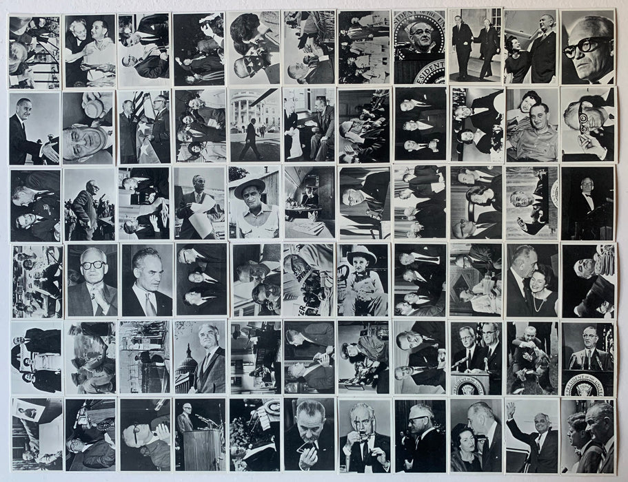 Johnson vs Goldwater Vintage Trading Card Set 66 Cards Topps 1964 - TvMovieCards.com