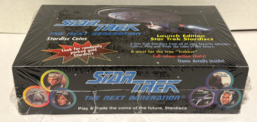 1994 Star Trek The Next Generation TNG Stardiscs Pogs Trading Card Box - TvMovieCards.com