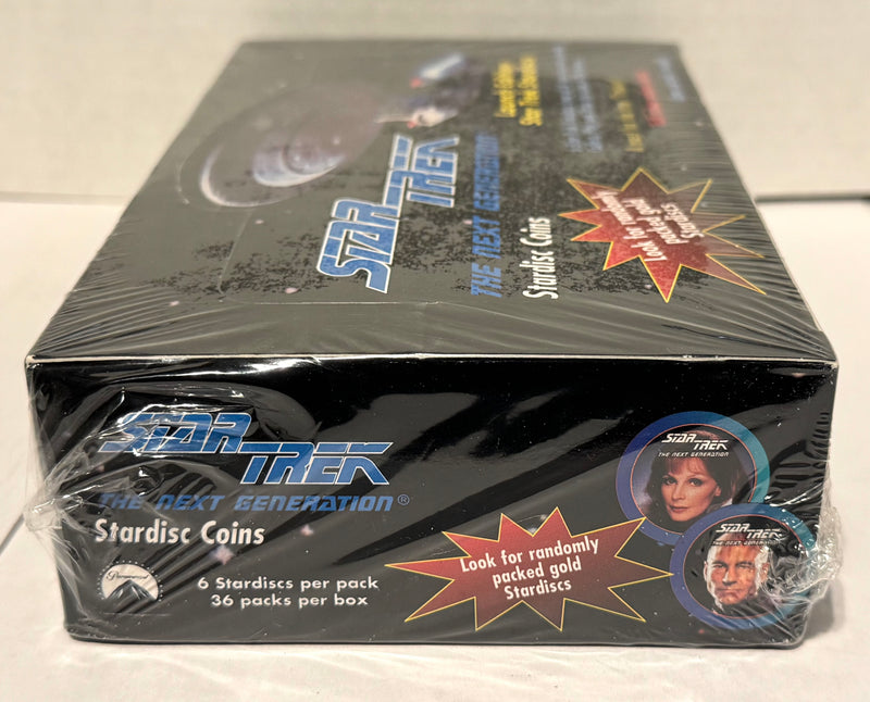 1994 Star Trek The Next Generation TNG Stardiscs Pogs Trading Card Box - TvMovieCards.com