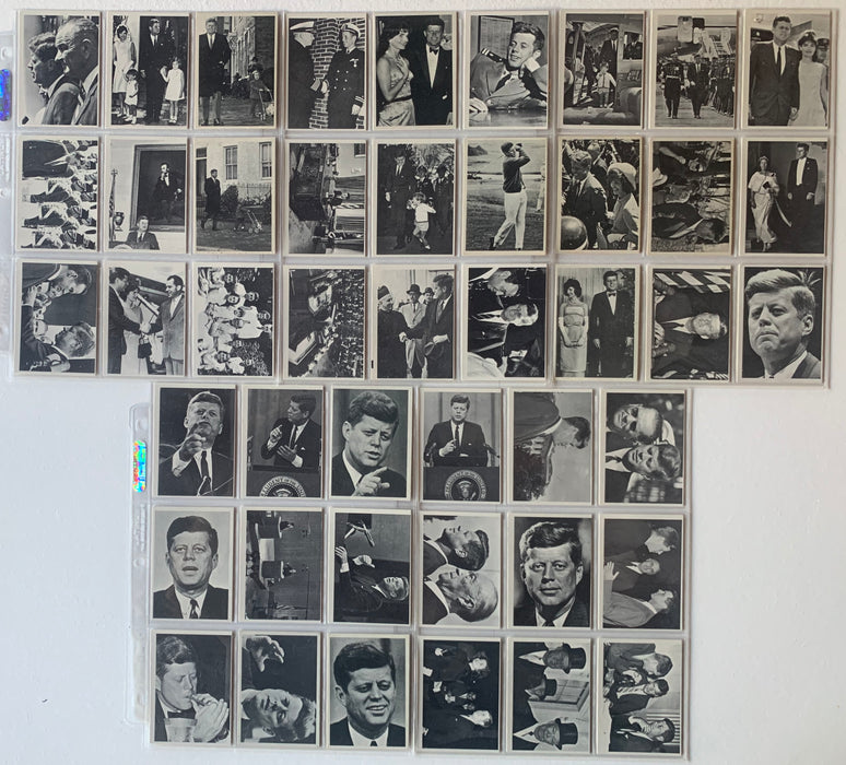 President John F. Kennedy JFK Complete Vintage Card Set 77 Cards Topps 1964 - TvMovieCards.com