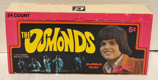 The Osmonds Empty Vintage Wax Trading Card Box 1973 Donruss Donny - TvMovieCards.com