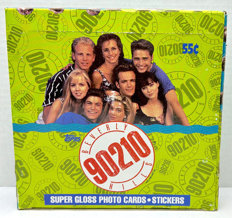 Beverly Hills 90210 TV Show Vintage Card Box 36 Packs Topps 1991 Luke Perry   - TvMovieCards.com