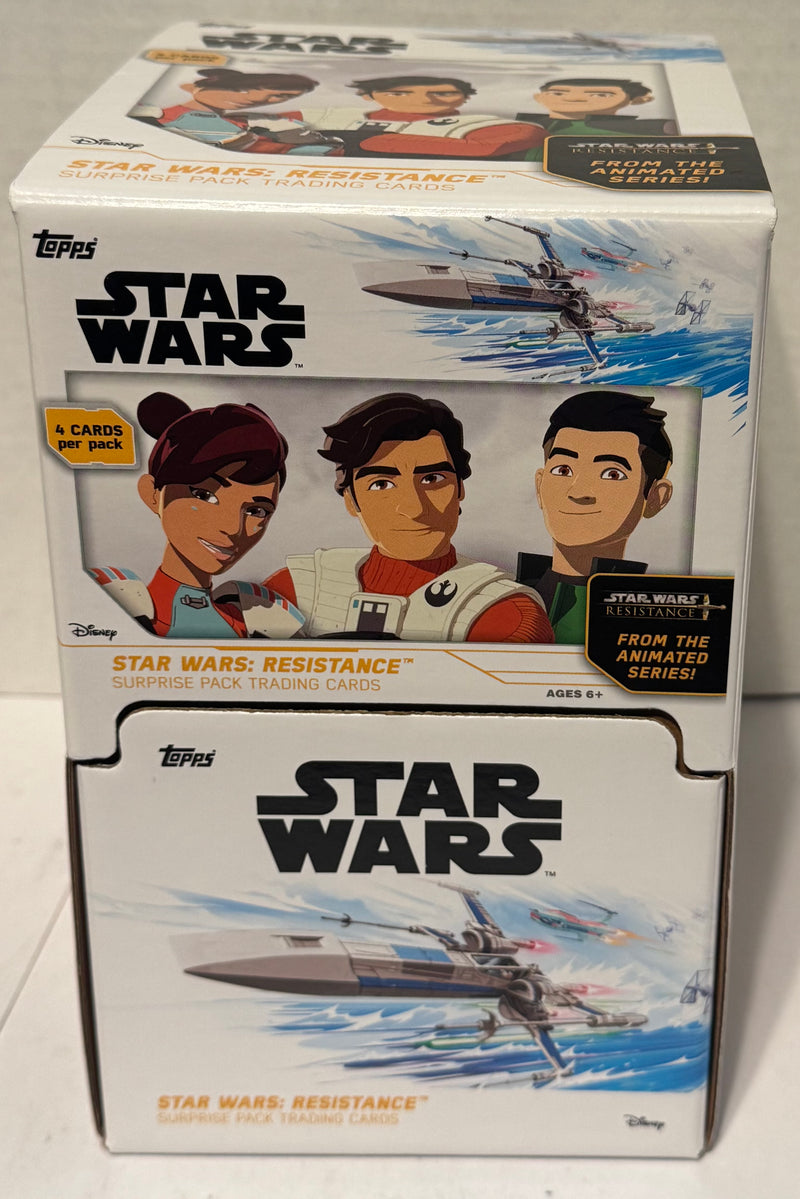 2019 Topps Star Wars Resistance Retail Display Surprise Pack Box of 60 Packs - TvMovieCards.com