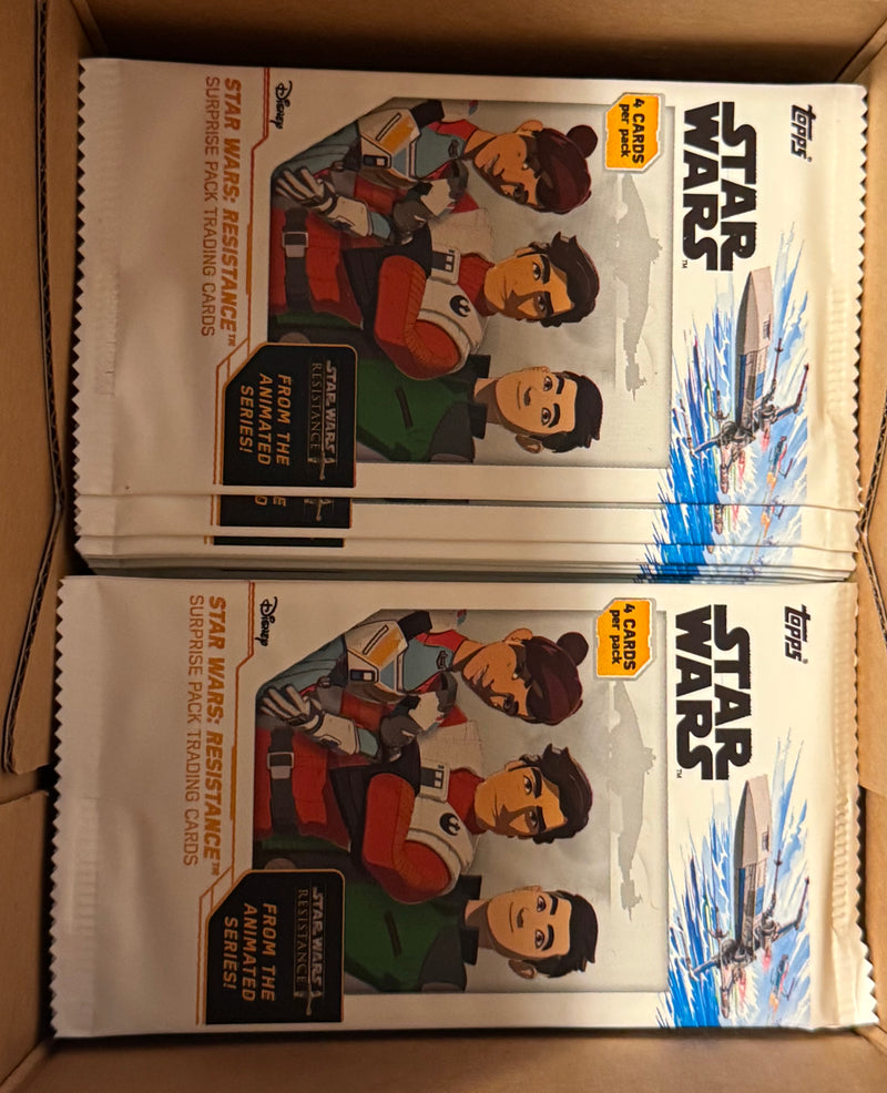 2019 Topps Star Wars Resistance Retail Display Surprise Pack Box of 60 Packs - TvMovieCards.com
