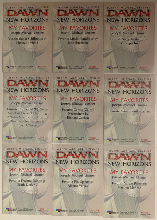 Dawn New Horizons My Favorites Puzzle Chase Card Set 9 card puzzle 3 Breygent 20 - TvMovieCards.com