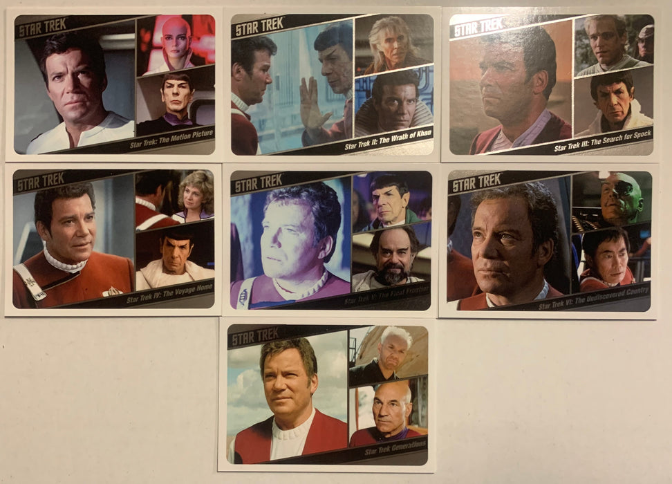 Star Trek TOS The Original Series Captain's Collection Movies Chase Card Set M1 - TvMovieCards.com