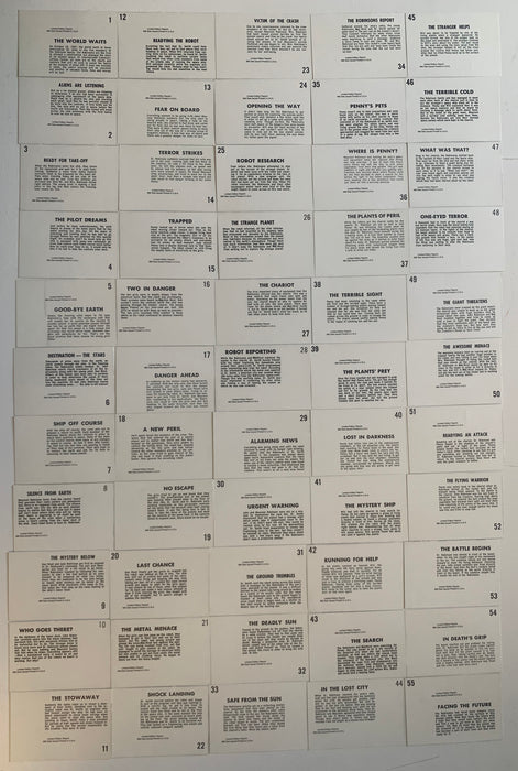 Lost In Space Reprint Trading Card Set 55 Cards Plus Header Card Limited Edition - TvMovieCards.com