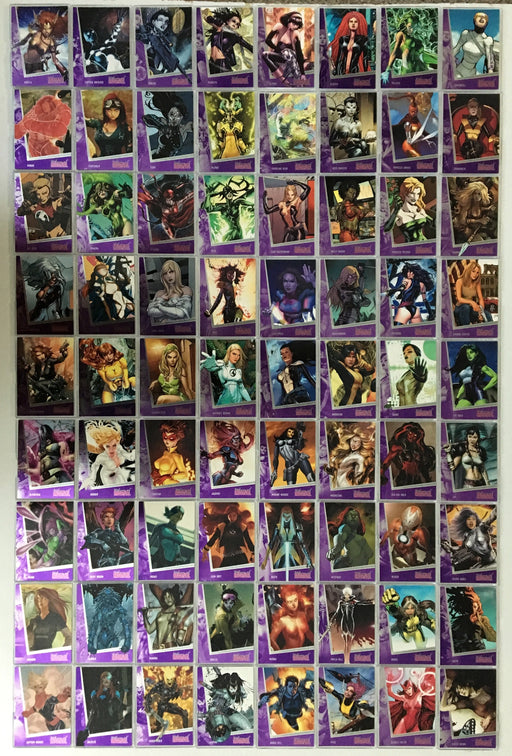 Marvel Women of Marvel Series 2 Base Foil Trading Card Set 90 Cards   - TvMovieCards.com