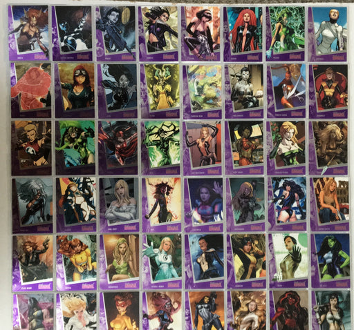 Marvel Women of Marvel Series 2 Base Foil Trading Card Set 90 Cards   - TvMovieCards.com