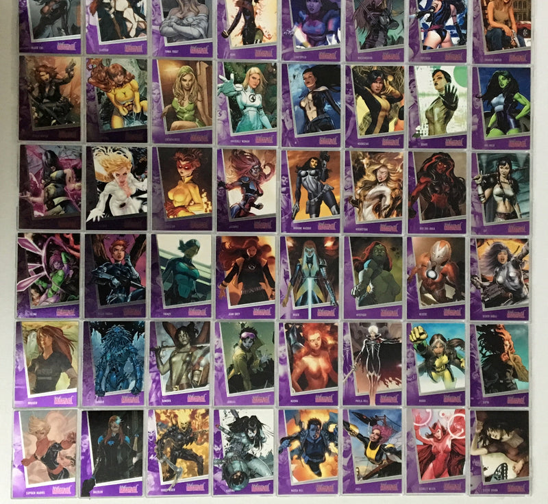 Marvel Women of Marvel Series 2 Base Foil Trading Card Set 90 Cards   - TvMovieCards.com