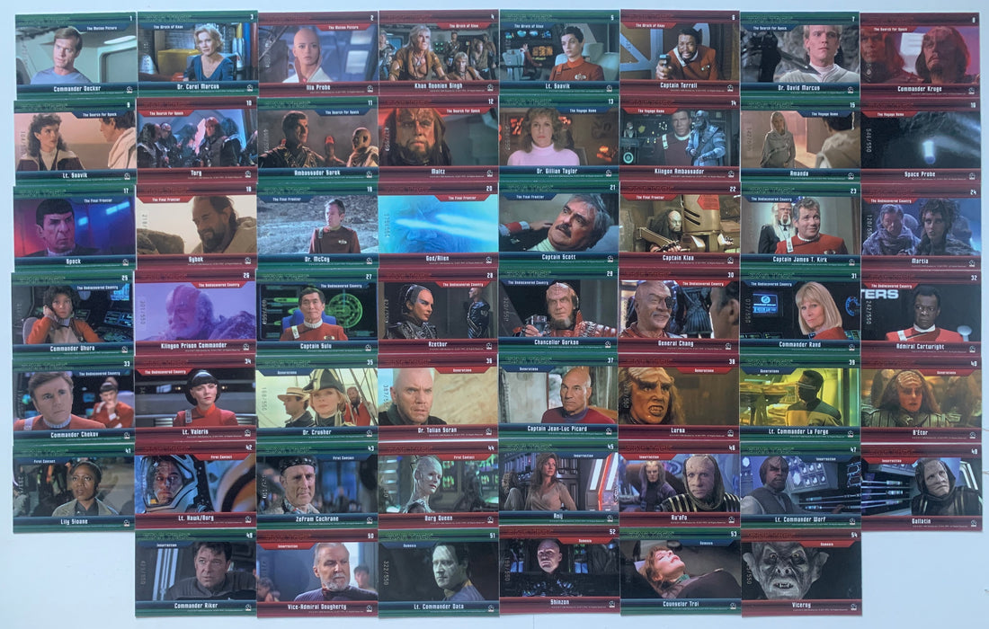 Star Trek Classic Movies Heroes and Villains Base Card Set Limited to 550 sets 2011 - TvMovieCards.com