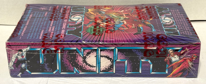 1992 Unity Collector Cards Trading Card Box 48 Packs Comic Images Factory Sealed - TvMovieCards.com