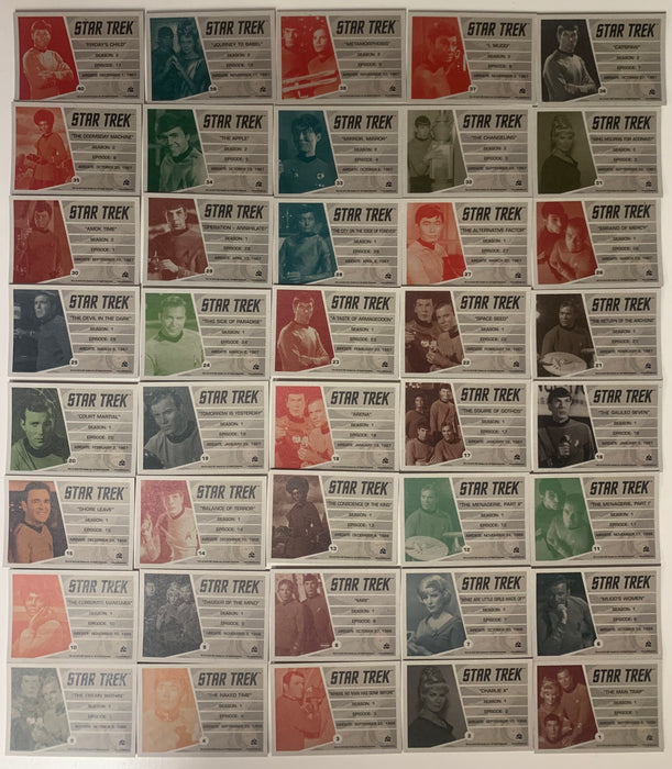 Star Trek TOS The Original Series Captain's Collection Lobby Chase Card Set 2018 - TvMovieCards.com