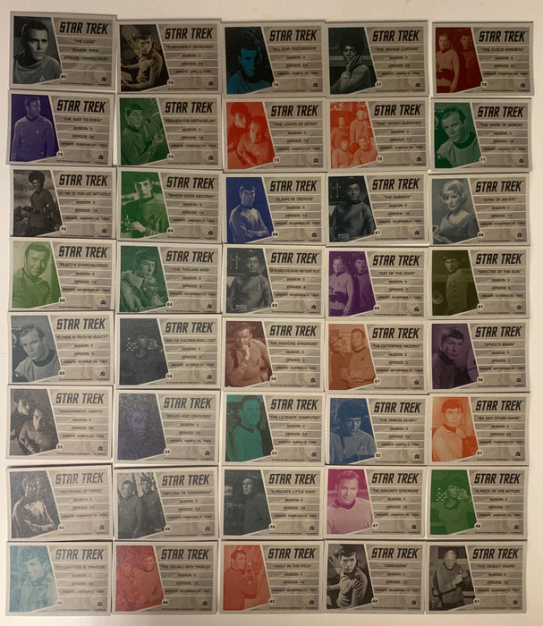 Star Trek TOS The Original Series Captain's Collection Lobby Chase Card Set 2018 - TvMovieCards.com