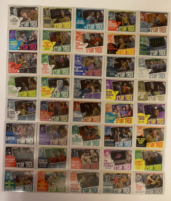 Star Trek TOS The Original Series Captain's Collection Lobby Chase Card Set 2018 - TvMovieCards.com