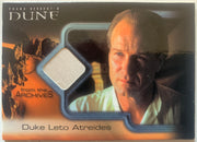 Dune Miniseries Commemorative William Hurt as Duke leto Atreides C1 Costume Card - TvMovieCards.com