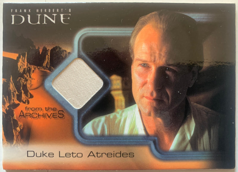 Dune Miniseries Commemorative William Hurt as Duke leto Atreides C1 Costume Card - TvMovieCards.com