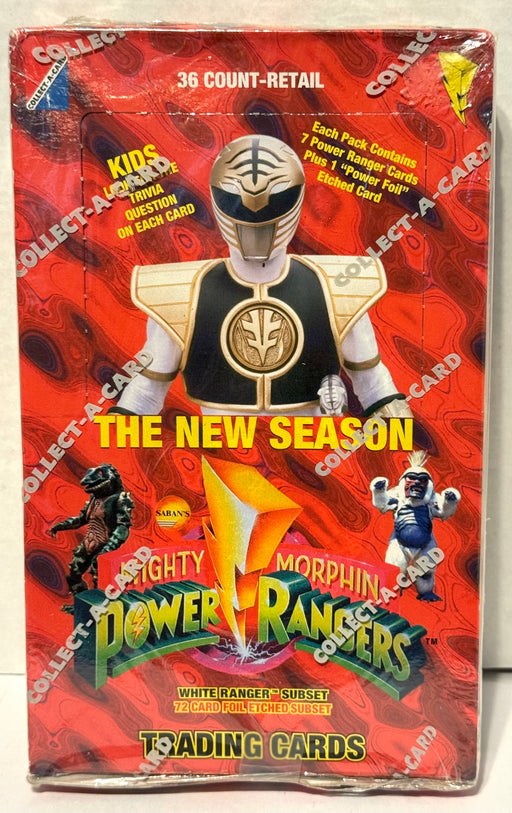 Power Rangers The New Season Retail Card Box 36 Packs Collect-a-Card 1994 - TvMovieCards.com