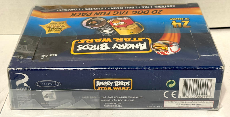 2012 Angry Birds Star Wars (24 Pack) 2D Dog Tag Box Rovio - TvMovieCards.com