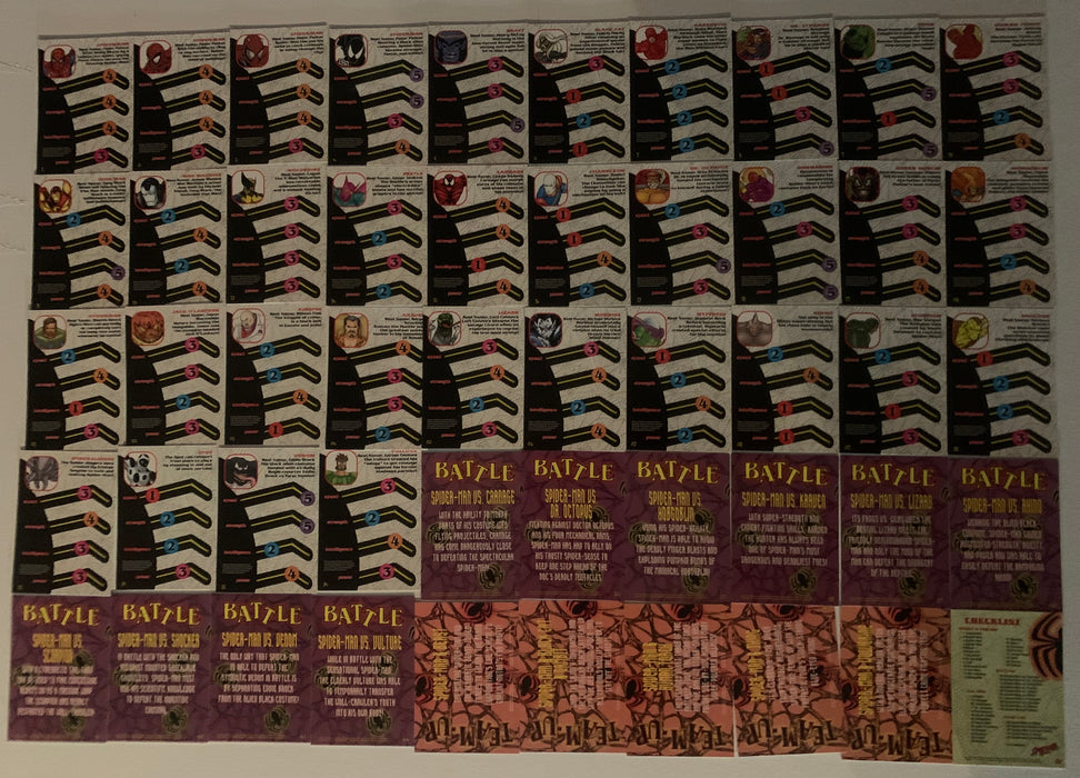 Fleer Spider-Man Retail Base Card Set 50 Cards 1997 Fleer / Skybox - TvMovieCards.com