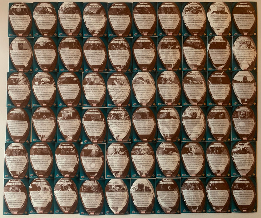 Marvel Beginnings Series II Prime Micromotion Chase card set 60 Cards M1 - M60 M - TvMovieCards.com