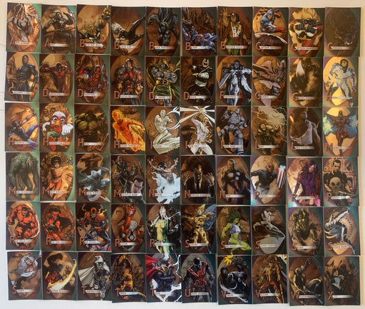 Marvel Beginnings Series II Prime Micromotion Chase card set 60 Cards M1 - M60 M - TvMovieCards.com