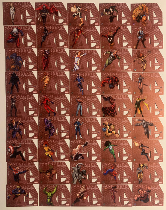 Marvel Beginnings Series II Avengers Die-cut Chase card set 45 Cards A1 - M45 M- - TvMovieCards.com